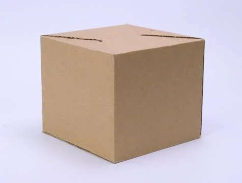 Cardboard box. Stock Photos