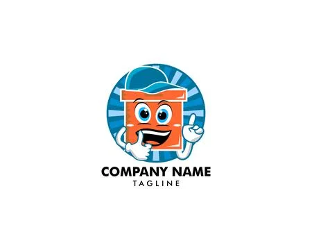 Cardboard box thumbs up mascot vector cartoon illustration Ilustração Stock