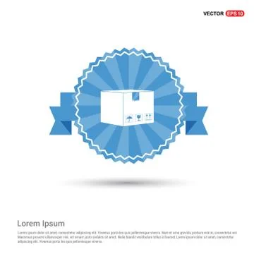 Cardboard boxes icon Illustrazione stock