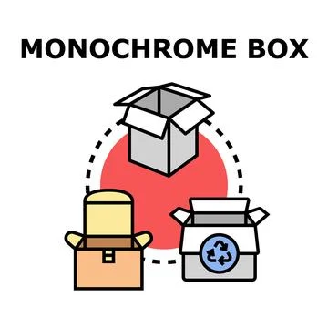 Cardboard boxes illustrating packaging, delivery, and recycling concept Stock Illustration