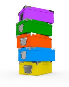 Cardboard boxes イラスト素材