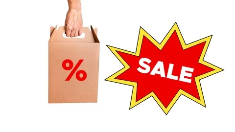 Cardboard boxes pattern animated motion graphic Vidéo 111653309