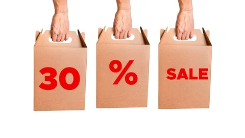 Cardboard boxes pattern animated motion graphic Vidéo 111653332