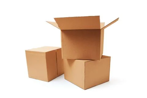 Cardboard boxes Stock Photos
