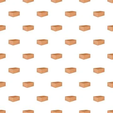 Cardboard boxes seamless pattern on white background Ilustración de archivo