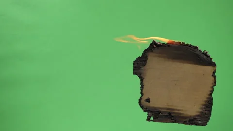 Cardboard Burning Stock Footage 172419857