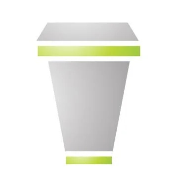 Cardboard Coffee Cup Stock Illustration