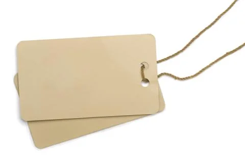 Cardboard labels Stock Photos
