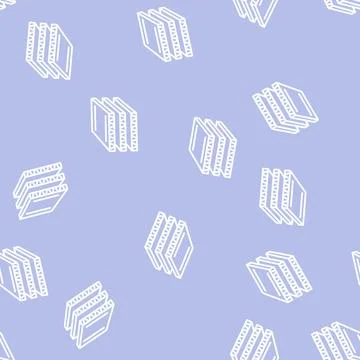 Cardboard layers line seamless pattern Stock Illustration