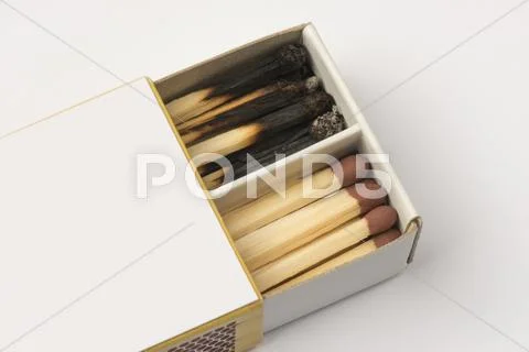 Cardboard matchbox Stock Photos