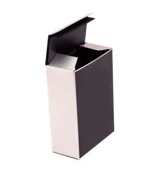 Cardboard open box Stock Photos