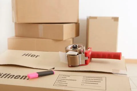 Cardboard package 写真素材