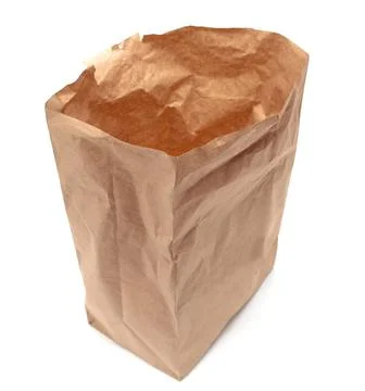 Cardboard package on a white background. Stockfoto's