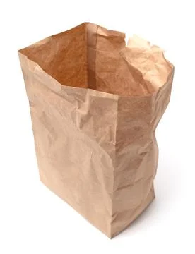 Cardboard package on a white background. Stockfoto's