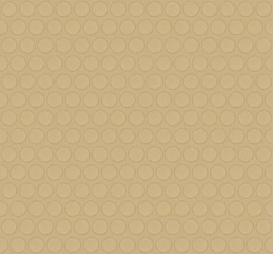 Cardboard, paper board seamless pattern with circles. Stock Illustration