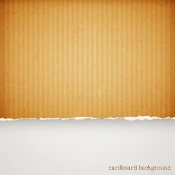 Cardboard paper frame Stock Illustration