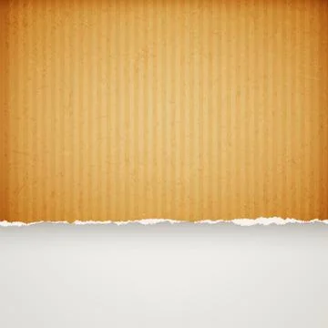 Cardboard paper frame Illustrazione stock