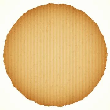 Cardboard paper frame Illustrazione stock