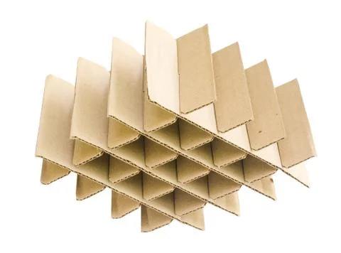 Cardboard paper model . Stock Photos