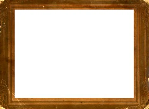 Cardboard photo frame Stock Photos