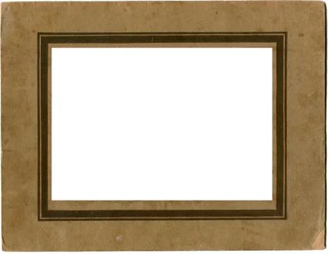 Cardboard photo frame Stock Photos