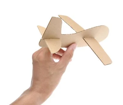 Cardboard plane Stock Photos