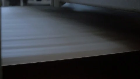 Cardboard sheet pressing Stock Footage 97579550
