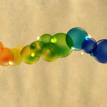 Cardboard structure background with ball Stock Illustration