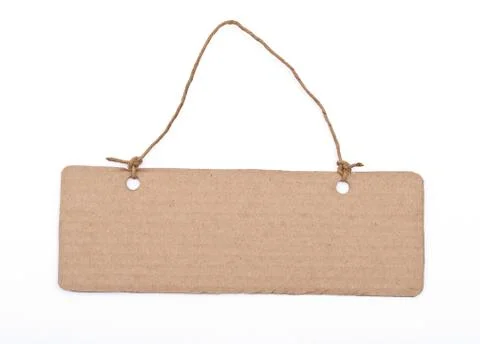 Cardboard tag Stock Photos