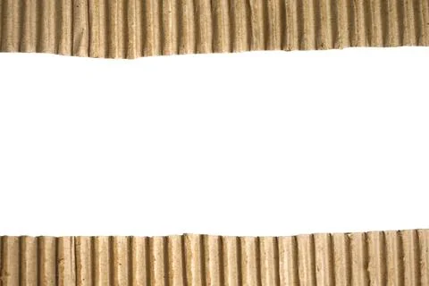 Cardboard texture with white empty space Stock Photos