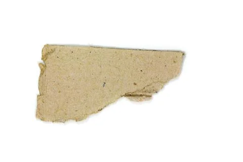 Cardboard torn Foto stock