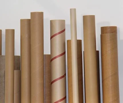Cardboard Tubes. Stock Photos
