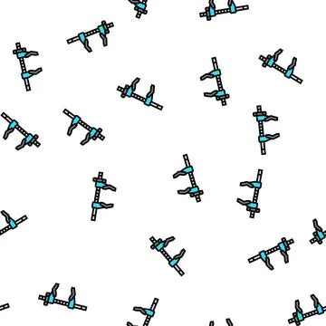 Cardellini clamp vector seamless pattern イラスト素材