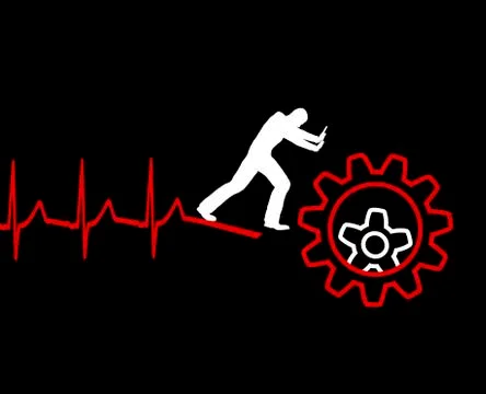 Cardiac Death Stock Illustration