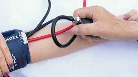 Cardiac Pressure Video stock 104930373