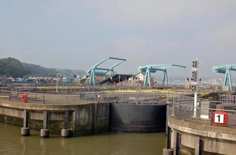 Cardiff Barrage Stock Photos