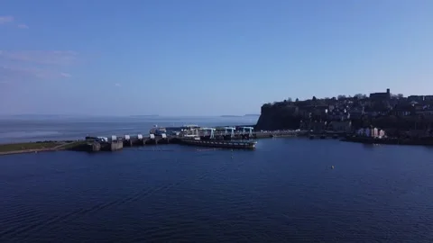 Cardiff Bay Barrage 스톡 동영상 245751879