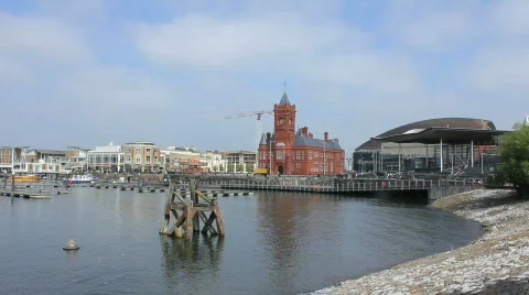 Cardiff Bay Stockbeeldmateriaal 730537