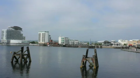 Cardiff Bay Stockbeeldmateriaal 730546