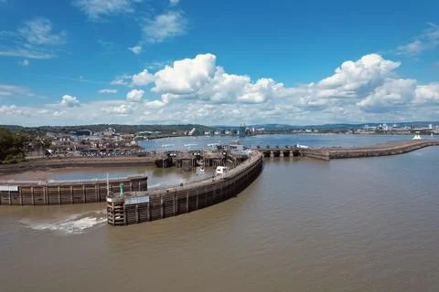 Cardiff Bay 库存照片