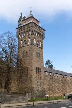 Cardiff Castle Stock Photos