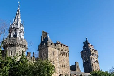 Cardiff Castle Stock Photos