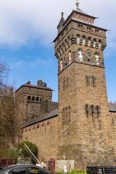 Cardiff Castle Stock Photos