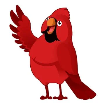 Cardinal Stock Illustration