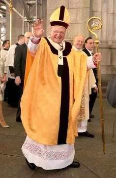  Cardinal Timothy Michael Dolan at the Easter Parade on Fifth Avenue in Ne... Stock-Fotos