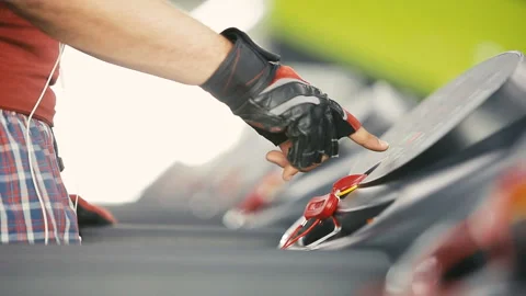 Cardio Exercise in the Gym Stock Footage 88357341