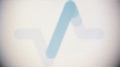 Cardiogram icon on computer display Stockbeeldmateriaal 111447249