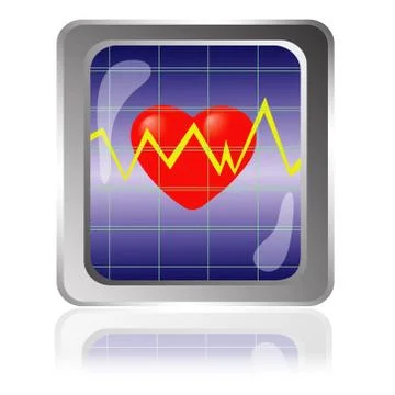 Cardiogram icon Stock Illustration