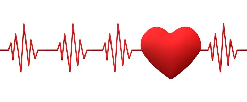 Cardiogram pulse trace Illustrazione stock