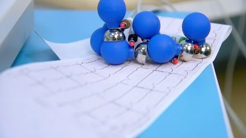 Cardiogram on a sheet Stockbeeldmateriaal 72463456